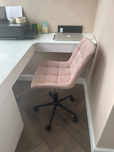 Компьютерное кресло Честер розовый (california 390) / черный фото покупателя 41