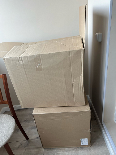 Стул на металлокаркасе Чилли синяя ткань / белый фото покупателя 408