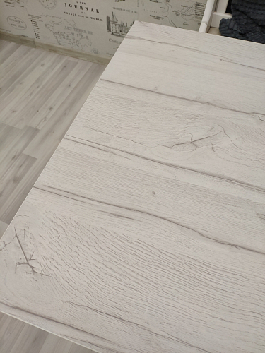 Деревянный стол Лота Лофт 140х80 черный матовый / бетон светлый фото покупателя 371