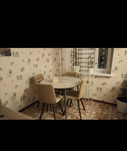 Стул на металлокаркасе Чилли синяя ткань / белый фото покупателя 377