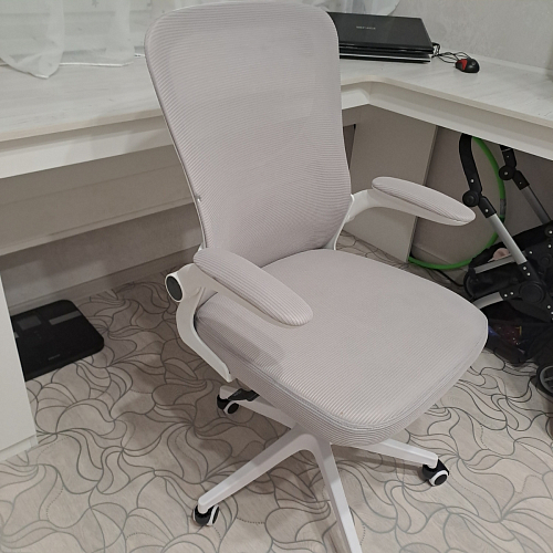 Компьютерное кресло Konfi light gray / white фото покупателя 206