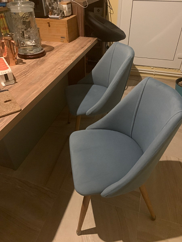 Стул Morgan голубой фото покупателя 5