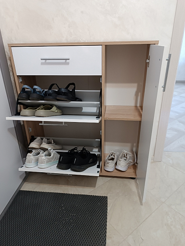 Обувница ТП-4 дуб сонома / белый фото покупателя 25