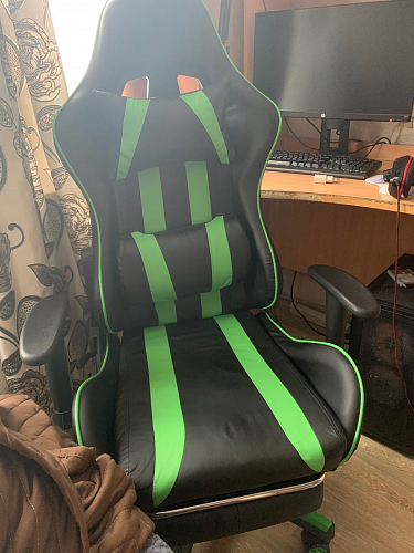 Компьютерное кресло Corvet black / blue фото покупателя 1