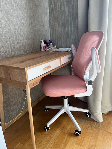 Компьютерное кресло Konfi pink / white фото покупателя 77