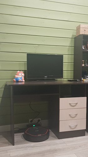 Стол письменный Бриз МДФ волна лайм / ясень светлый фото покупателя 172