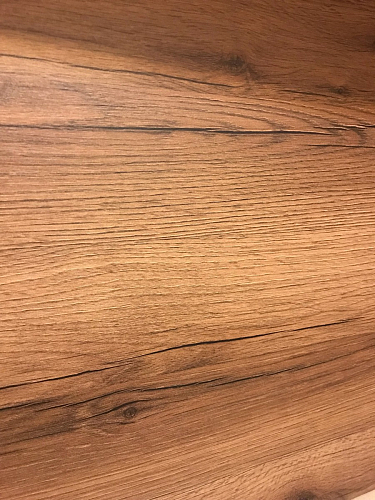 Письменный стол Битти Лофт 116х60х75 дуб делано светлый / белый матовый фото покупателя 93