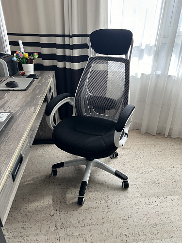 Компьютерное кресло Burgos белое фото покупателя 33