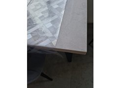 Деревянный стол Лота Лофт 120(160)х75 черный матовый / бетон светлый фото покупателя 898