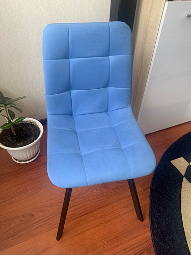 Стул на металлокаркасе Чилли черный / зеленый фото покупателя 1013