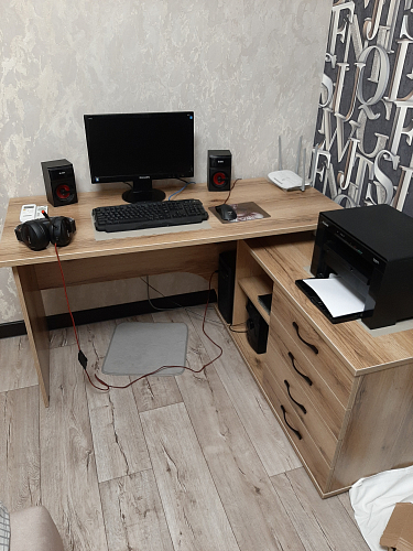 Компьютерный стол КСТ-109П правый венге фото покупателя 106