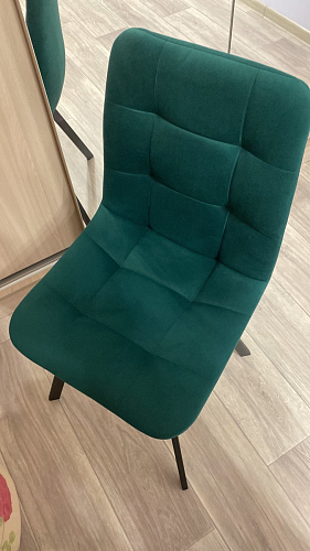 Стул на металлокаркасе Чилли синий / белый фото покупателя 893