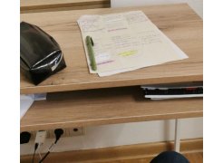 Письменный стол Лео Лофт бетон / черный матовый фото покупателя 25