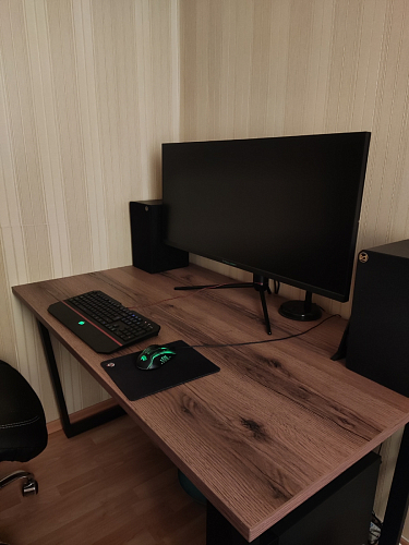 Деревянный стол Лота Лофт 120x75 дуб крафт табачный / черный матовый фото покупателя 797