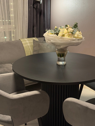 Деревянный стол Барел 89 белый / золото фото покупателя 19