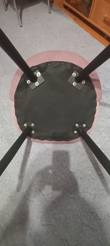 Стул на металлокаркасе Gabi 1 light purple / black фото покупателя 434