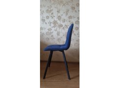 Стул на металлокаркасе Чилли синяя ткань / белый фото покупателя 117