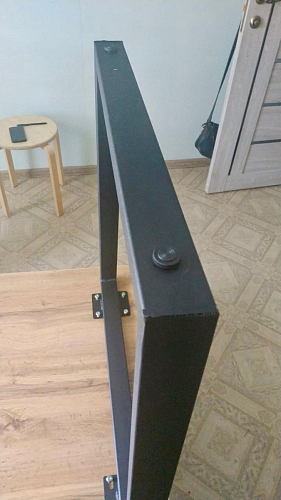 Стол раскладной Лота Лофт 120 25 мм юта / черный матовый фото покупателя 187