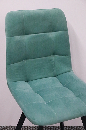 Стул на металлокаркасе Чилли бирюзовый / черный из шоурума 2