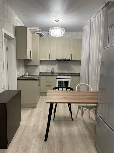 Стол Тринити Лофт 120 32 мм дуб галифакс табако / черный матовый фото покупателя 611