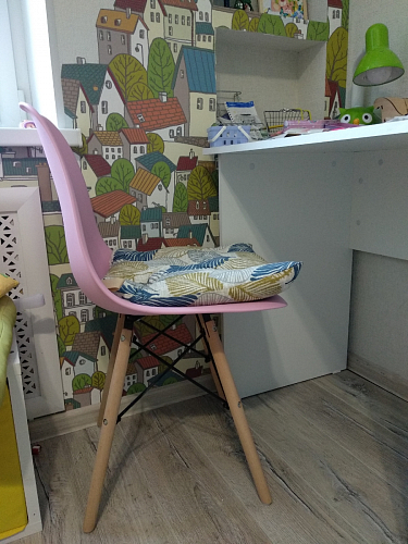 Пластиковый стул Eames PC-015 желтый фото покупателя 141