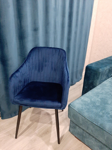 Стул на металлокаркасе Slam синий фото покупателя 133