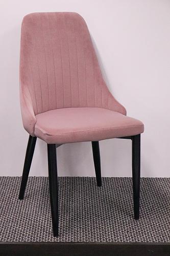 Стул на металлокаркасе Kora black / gray из шоурума 13