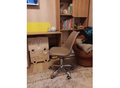 Компьютерное кресло Kolin с подушкой clear / white фото покупателя 226