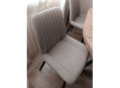 Стул на металлокаркасе Вейв темно-серый / черный фото покупателя 93