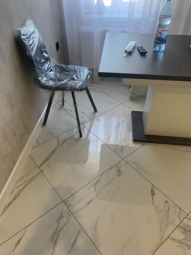 Стул на металлокаркасе Чилли К кирпичный / черный фото покупателя 685