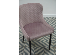 Стул на металлокаркасе Teo light blue / black из шоурума 3