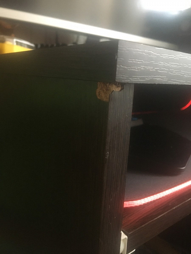 Стол компьютерный Джаз-24 правый белый фото покупателя 181