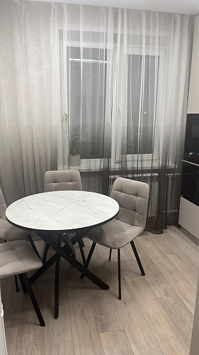 Стул на металлокаркасе Чилли К светло-серый велюр / черный каркас фото покупателя 499