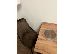 Деревянный стол Лота Лофт 120(160)х75 черный матовый / бетон светлый фото покупателя 691