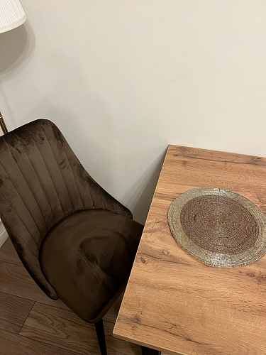 Стол раскладной Лота Лофт 120 25 мм юта / черный матовый фото покупателя 691