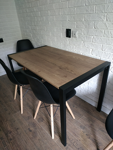 Стол Центавр бетон / графит фото покупателя 96