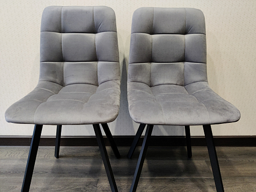 Стул на металлокаркасе Чилли зеленый / черный фото покупателя 728