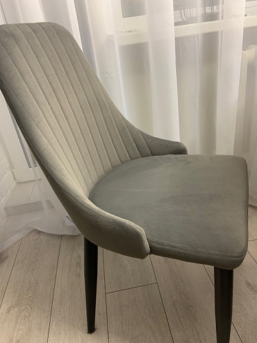 Стул на металлокаркасе Kora beige / black фото покупателя 126