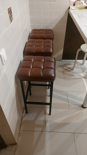 Барный стул Лофт катания минт / белый матовый фото покупателя 5