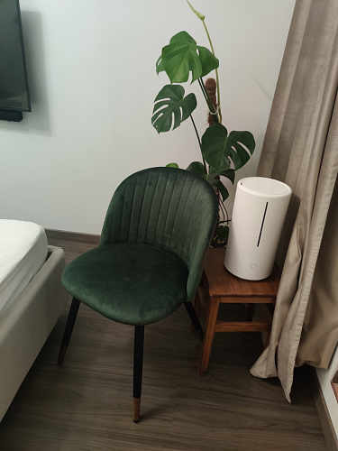 Стул на металлокаркасе Gabi 1 темно-серый / черный фото покупателя 85