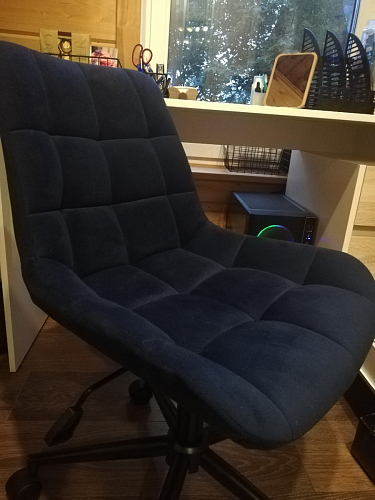 Компьютерное кресло Честер зеленый / черный фото покупателя 25