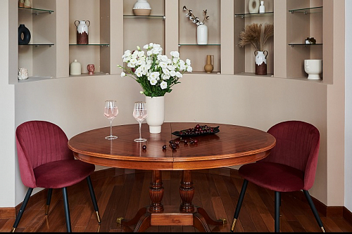 Стул на металлокаркасе Gabi dark beige / black / silver фото покупателя 543