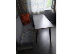 Стол Тринити Лофт 120 32 мм бетон / черный матовый фото покупателя 233