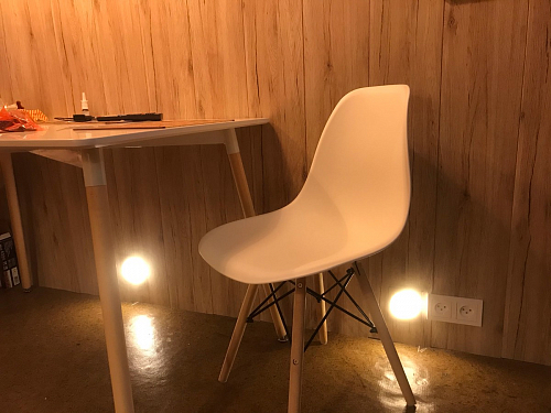 Стул Cindy Eames mod. 001 khaki / natural фото покупателя 463