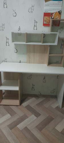 Письменный стол Эфес венге / дуб белфорд фото покупателя 9