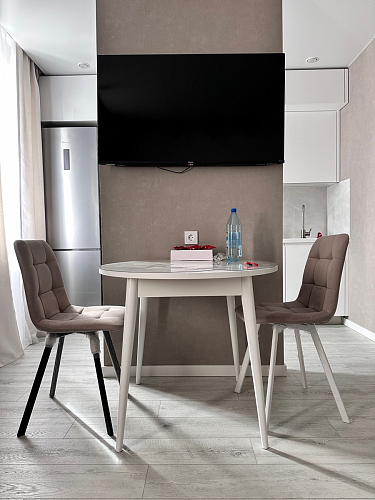 Стул на металлокаркасе Чилли К темно-серый (velutto 32) / черный фото покупателя 482