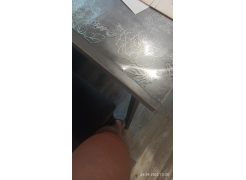 Стол Тринити Лофт 120 32 мм бетон / черный матовый фото покупателя 296