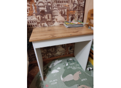 Письменный стол Сантия 120 дуб вотан / белый фото покупателя 13