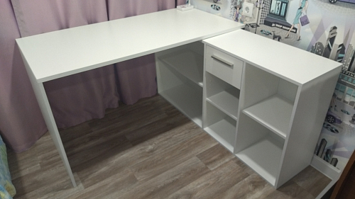 Письменный стол Лайт 03.245F белый гладкий 101 фото покупателя 14