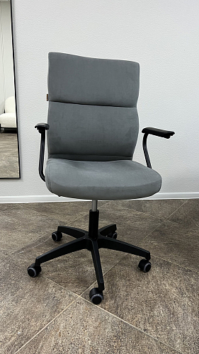 Компьютерное кресло Benefit флок бежевый 7 фото покупателя 61